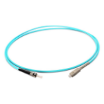 Monoprice 46458 InfiniBand/fibre optic cable 78.7" (2 m) ST SC OFNR Aqua color