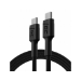 Green Cell KABGC30 USB cable 1.2 m USB 2.0 USB C Black