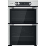 Hotpoint HDM67I9H2CX/UK Freestanding cooker Electric Zone induction hob Silver