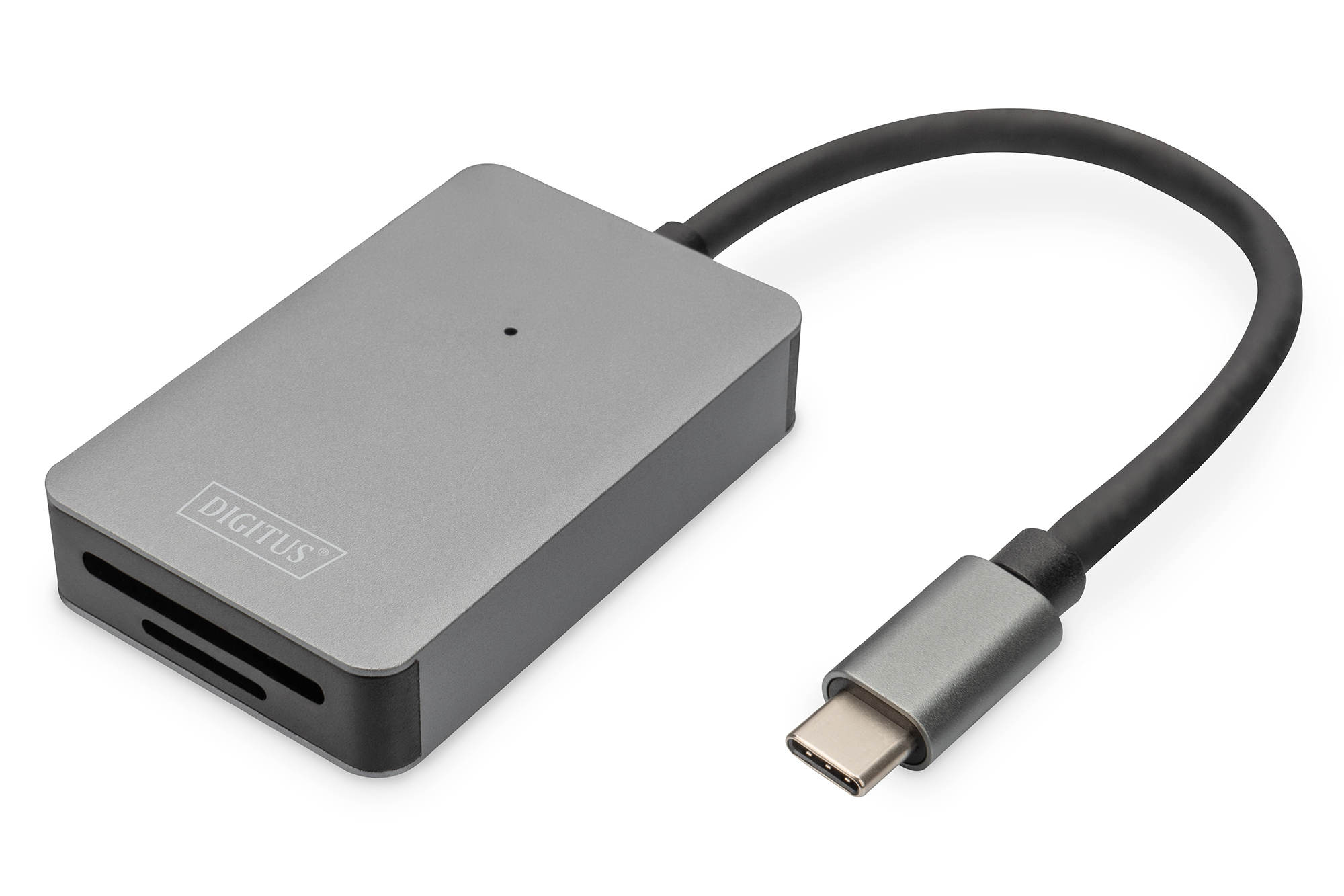 Image of Digitus USB-C Card Reader, 2 Port, High Speed
