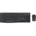 Logitech MK295 Silent Wireless Combo keyboard Mouse included Office USB QWERTZ German Graphite