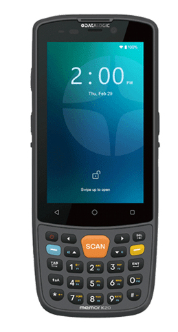 Datalogic Memor K20-25 handheld mobile computer 10.2 cm (4") 800 x 480 pixels 265 g Black