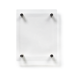 Deflecto A5 Wall Mounted Acrylic Poster Holder Literature Display Sign Holder Crystal Clear - AA5PH1