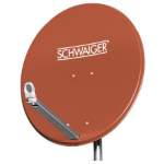 Schwaiger SPI621.2 satelliet antenne Rood