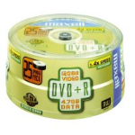 Maxell DVD+R 4.7GB 4x spindle 25 4 pc(s)