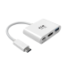 Tripp Lite U444-06N-H4U-C USB graphics adapter 3840 x 2160 pixels White