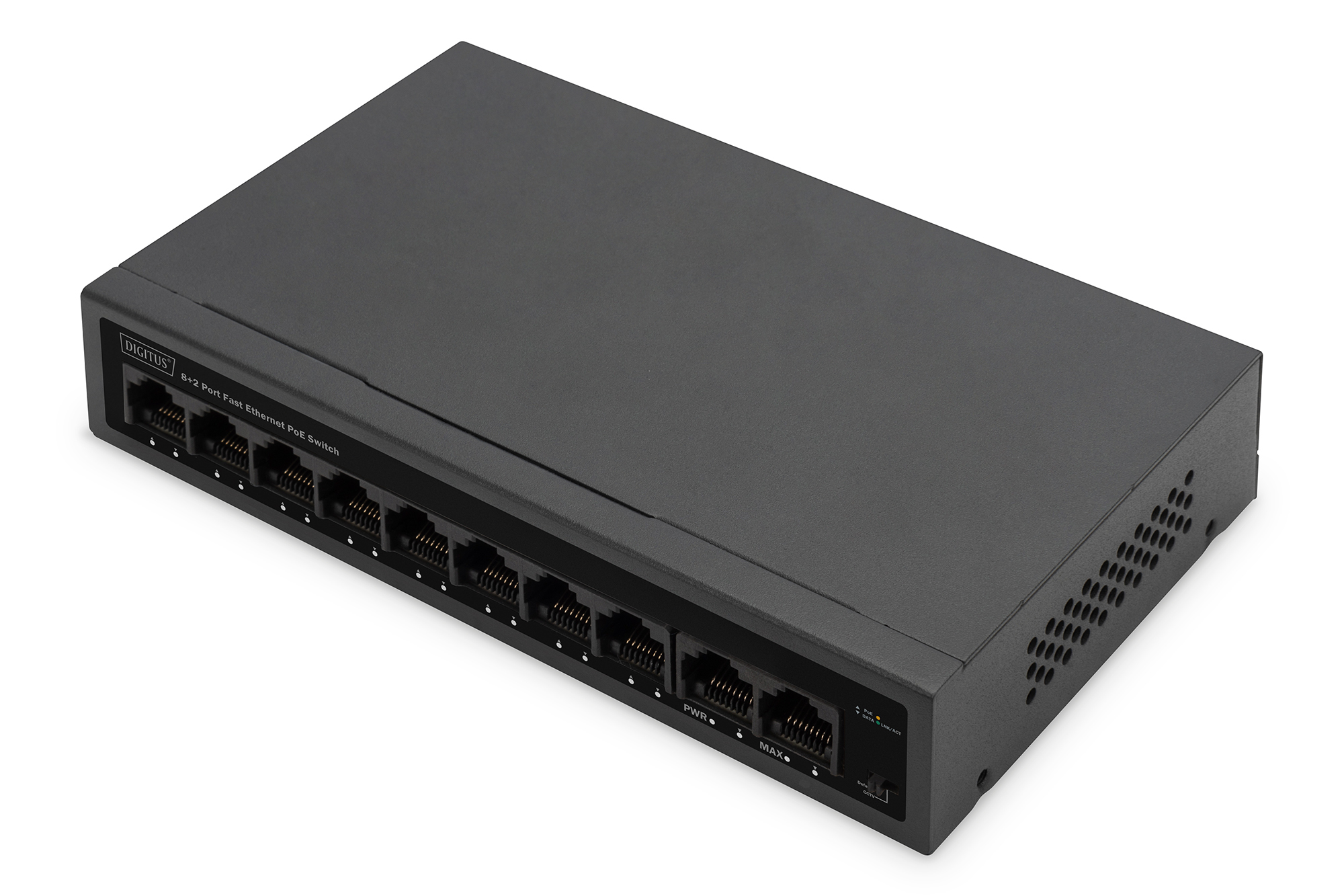 Photos - Switch Digitus 8- Port Fast Ethernet PoE Networkswitch, Desktop, unmanaged, 6 DN 