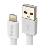 Moki ACC MUSBLCAPO lightning cable 0.1 m White