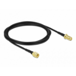 DeLOCK Antenna Cable SMA plug to SMA jack LMR/CFD100 2 m low loss