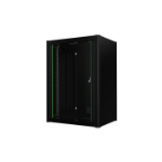 Lanview RWM16U45BL rack cabinet 16U Wall mounted rack Black