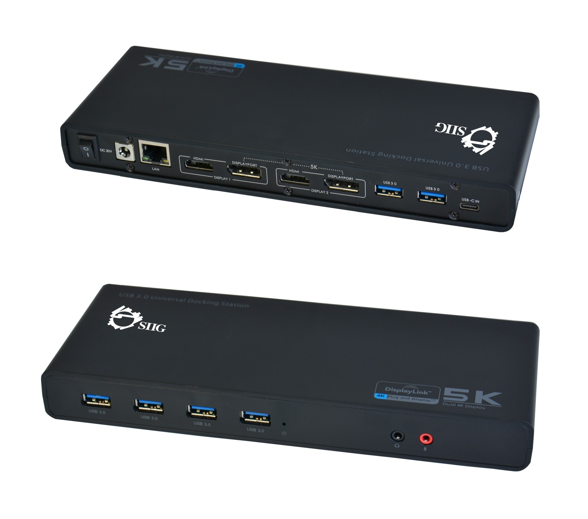 JU-DK0411-S1 SIIG JU-DK0411-S1 USB-C USB 3.0 4K