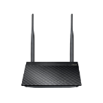 ASUS RT-N12E C1 N300 draadloze router Fast Ethernet Single-band (2.4 GHz) Zwart, Metallic