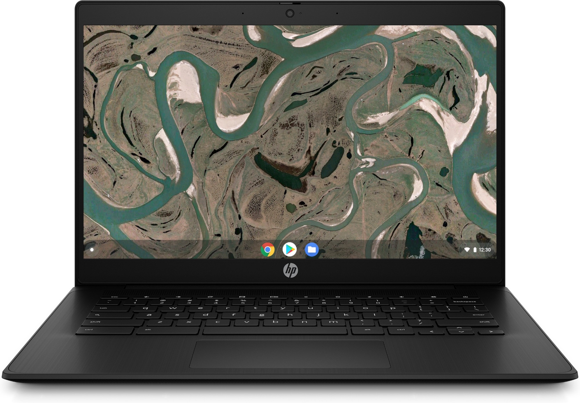 HP Chromebook 14 G7 35.6 cm (14") Full HD Intel® Celeron® N5100 4 GB LPDDR4x-SDRAM 32 GB eMMC Wi-Fi 6 (802.11ax) ChromeOS Black