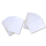 Kanematsu Swiftcolor PVC Blank White Gloss 90x140mm Cards (Pack of 100)
