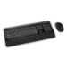 Microsoft Wireless Desktop 3000 tastiera Mouse incluso RF Wireless Nero