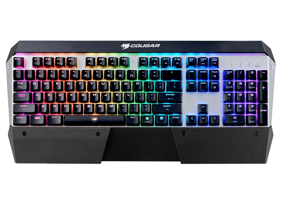 Image of COUGAR Gaming Attack X3 RGB keyboard USB Black, Silver
