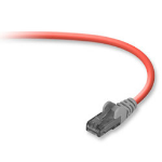 Belkin Cat6 snagless crossover patch cable, 0.9m networking cable Red 35.4" (0.9 m)