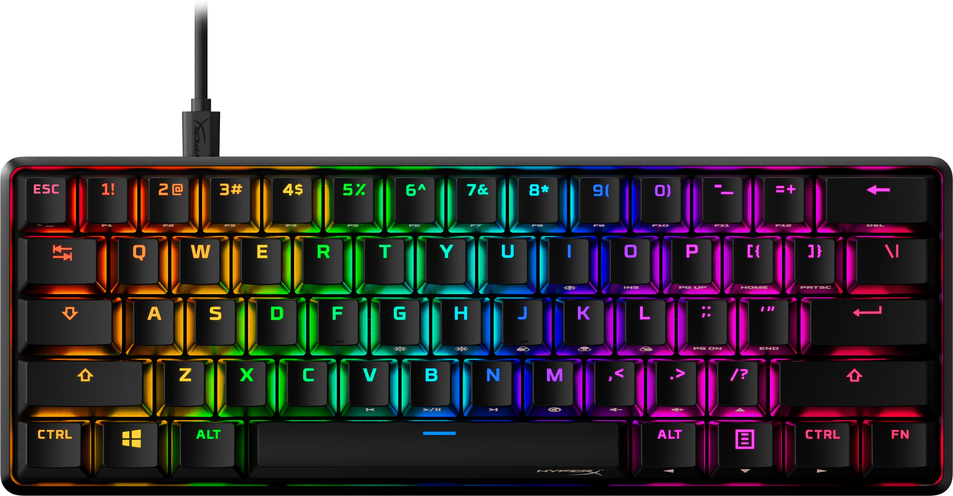 Image of HyperX Alloy Origins 60 - Mechanical Gaming Keyboard - HX Red (US...