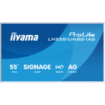 iiyama LH5581UHSG-1AG beeldkrant Interactief flatscreen 138,7 cm (54.6") Wifi 500 cd/m² 4K Ultra HD Wit Type processor Android 10 24/7
