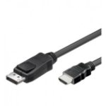 Techly ICOC-DSP-H-050 video kabel adapter 5 m HDMI Type A (Standaard) DisplayPort Zwart