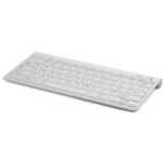 Gembird KB-BT-001 QWERTZ Duits Bluetooth Wit