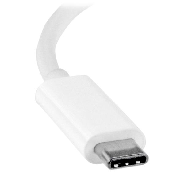 StarTech.com USB-C to DVI Adapter - White