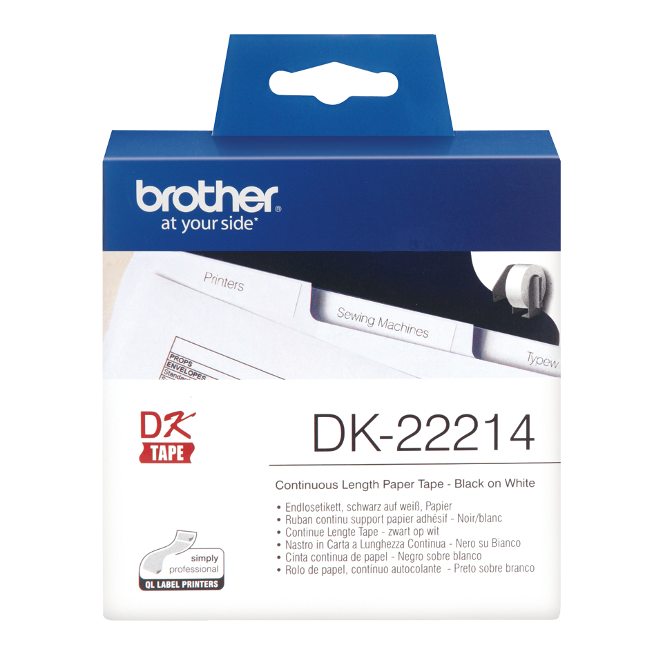 Brother DK-22214 P-Touch Etikettes, 12mm x 30,48m