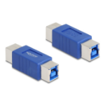 DeLOCK 67228 tussenstuk voor kabels USB Type-B Blauw