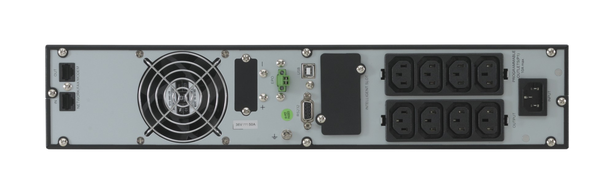 ONLINE USV-Systeme XANTO 1000R Dubbelkonvertering (Online) 1 kVA 1000 W 8 AC-utgångar