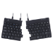R-Go Tools R-Go Split Break Ergonomic Keyboard, QWERTY (UK), black, wired
