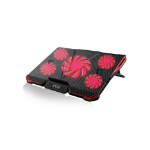 Inca INC-611GMS laptop cooling pad 43.2 cm (17") 2200 RPM Black, Red