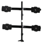 Amer AMR4P32 monitor mount / stand 81.3 cm (32") Bolt-through Black