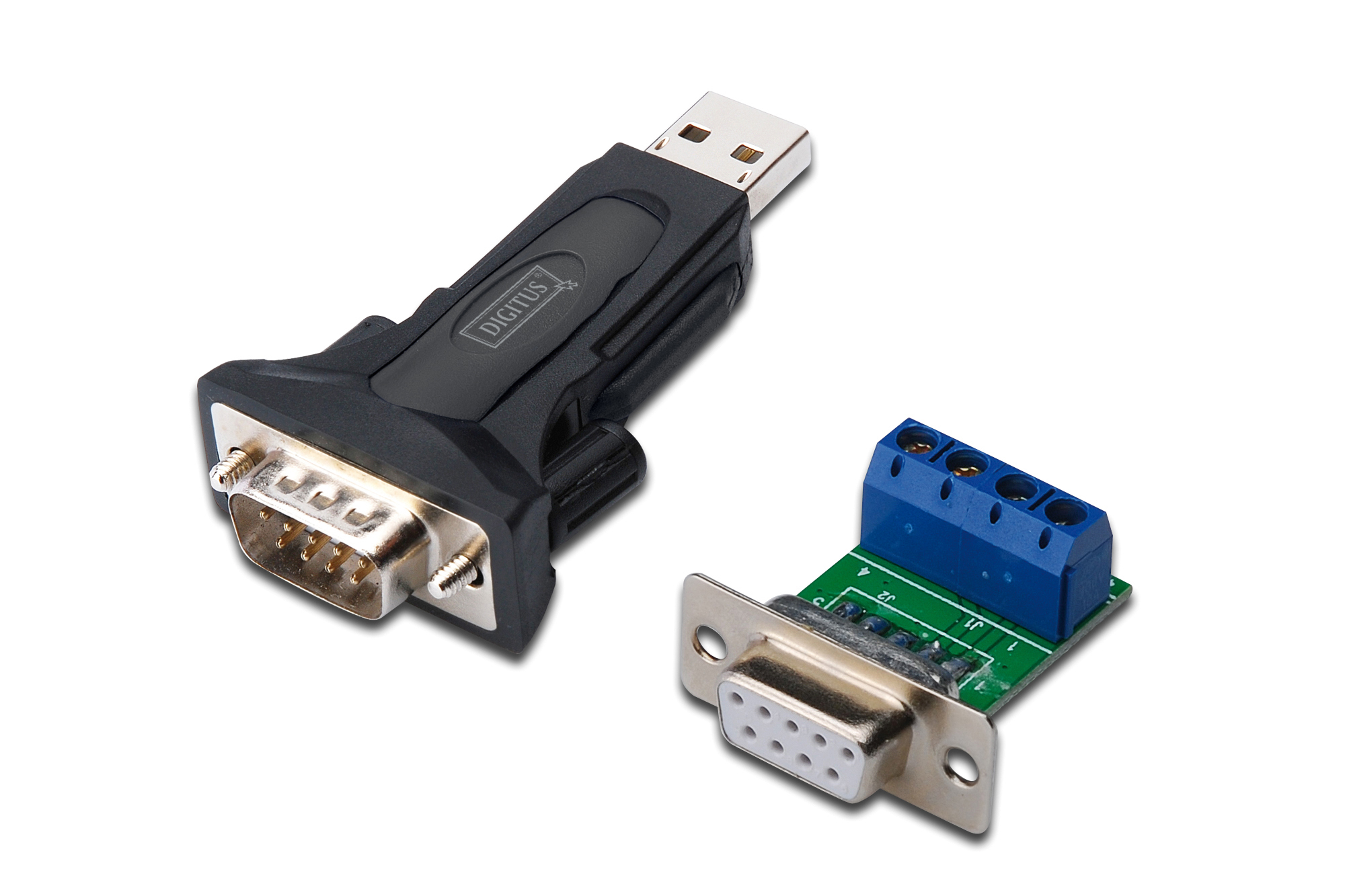 Photos - Cable (video, audio, USB) Digitus USB to serial adapter DA-70157 