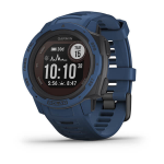 Garmin Instinct Solar MIP 45 mm Digitaal 128 x 128 Pixels Blauw GPS