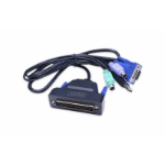 Digitus DS-72212 KVM cable Black
