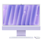 Apple CTO/iMac 24 M4 Purple/M48-8-16/16GB/256SSD/KBUK/Magic Mouse/Gigabit Ethernet/UK Power Supply/Standard fit/NoSW