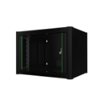 Lanview RWM07U45BL rack cabinet 7U Wall mounted rack Black