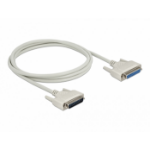DeLOCK Serial Cable D-Sub 25 male to female 2 m