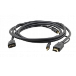 Kramer Electronics C-MHMA/MHMA HDMI cable 3 m HDMI + 3.5mm Black  Chert Nigeria