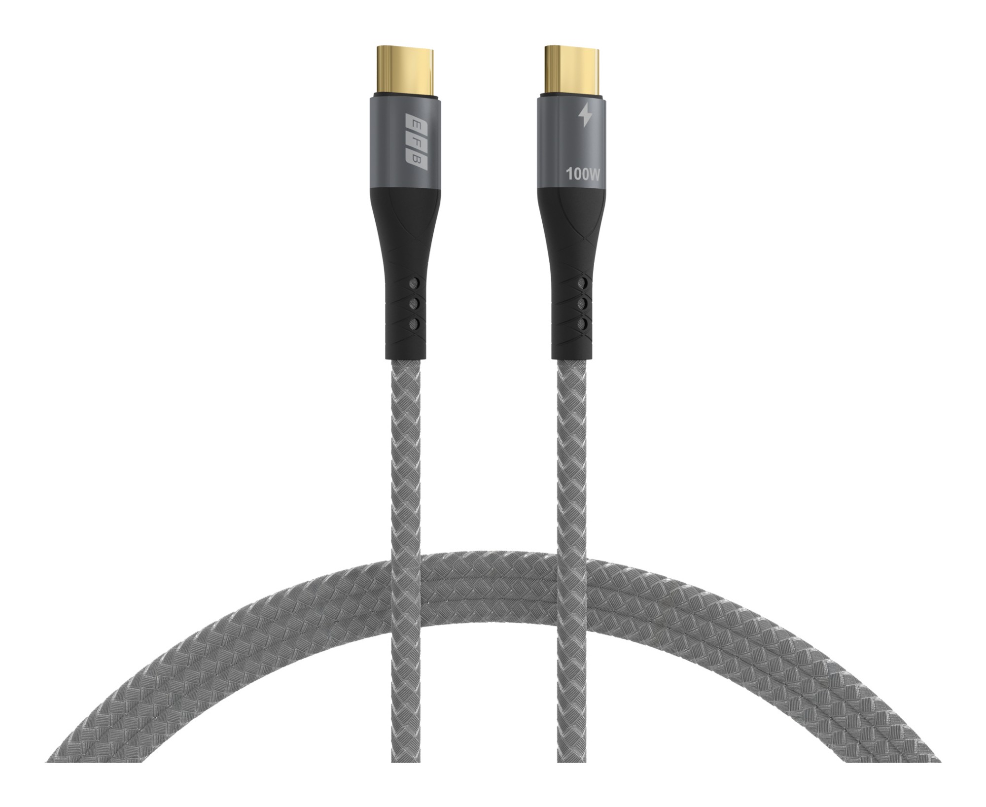 EFB Elektronik USB-CC-00003 USB cable USB 2.0 2 m USB C Black, Grey