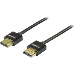 Deltaco HDMI-1092 HDMI cable 2 m HDMI Type A (Standard) Black