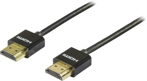 HDMI-1092 DELTACO HDMI-1092 - 2 m - HDMI Type A (Standard) - HDMI Type A (Standard) - 3840 x 2160 pixels - 18.6 Gbit/s - Black