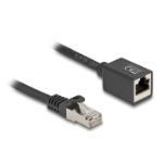 DeLOCK 88052 networking cable Black 0.5 m Cat6a S/FTP (S-STP)