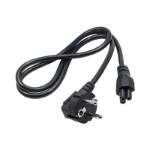 Akyga Cable power AK-NB-08A Hybrid standard C/E/F CEE 7/7 - Euro 3-Pin C5 IEC - Kabel - 1 m Black CEE7/7 C5 coupler