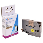 G&G 18778 labelprinter-tape Zwart op goud TZe