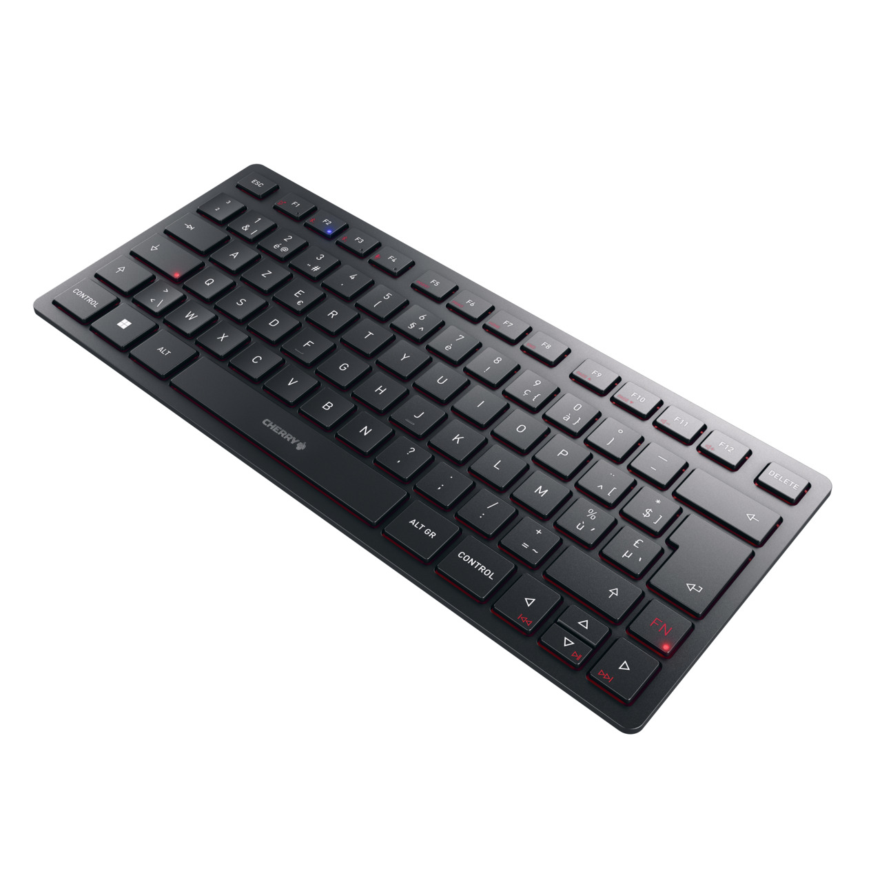 Image of CHERRY KW 9200 MINI keyboard USB + RF Wireless + Bluetooth AZERTY...