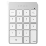 Satechi ALUMINUM RECHARGEABLE BT KEYPAD SILV. GR Numeric Bluetooth Silver
