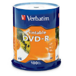 Verbatim DVD-R InkJet 4.7 GB 100 pcs
