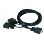 Infortrend DB-9 Y-cable for dual-controller serial cable Black