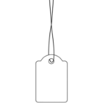 HERMA Strung marking tags 15x24 mm with white string 1000 pcs.